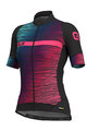 ALÉ Kurzarm Fahrradtrikot - THE END LADY - Schwarz/Rosa