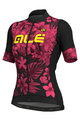 ALÉ Kurzarm Fahrradtrikot - SARTANA LADY  - Rosa/Schwarz
