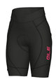ALÉ Fahrradshorts ohne Träger - AGONISTA 2 LADY - Schwarz/Rosa