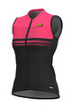 ALÉ Ärmelloses Fahrradtrikot - SLIDE LADY  - Schwarz/Rosa