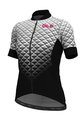 ALÉ Kurzarm Fahrradtrikot - HEXA LADY  - Weiß/Schwarz