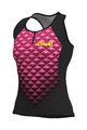 ALÉ Ärmelloses Fahrradtrikot - HEXA LADY - Schwarz/Rosa