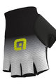 ALÉ Fingerlose Fahrradhandschuhe - MESH  - Schwarz/Weiß