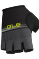 ALÉ Fingerlose Fahrradhandschuhe - CLASSICHE DEL NORD - Schwarz/Grau