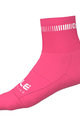 ALÉ Klassische Fahrradsocken - LOGO Q-SKIN  - Rosa