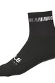 ALÉ Klassische Fahrradsocken - LOGO Q-SKIN  - Weiß/Schwarz