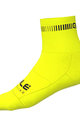 ALÉ Klassische Fahrradsocken - LOGO Q-SKIN  - Gelb