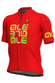 ALÉ Kurzarm Fahrradtrikot - MIRROR - Rot