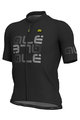 ALÉ Kurzarm Fahrradtrikot - MIRROR - Schwarz/Grau