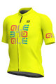 ALÉ Kurzarm Fahrradtrikot - MIRROR - Gelb