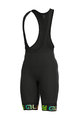 ALÉ Kurze Fahrradhose mit Trägern - MIRROR - mehrfarbig/Schwarz