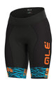 ALÉ Fahrradshorts ohne Träger - SAVANA LADY  - Schwarz/Blau/Orange