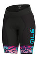 ALÉ Fahrradshorts ohne Träger - SAVANA LADY  - Rosa/Blau/Schwarz