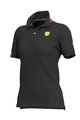 ALÉ Kurzarm Fahrrad-Shirt - POLO LADY  - Schwarz