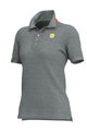 ALÉ Kurzarm Fahrrad-Shirt - POLO LADY - Grau