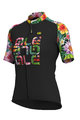 ALÉ Kurzarm Fahrradtrikot - LAB FLOWER LADY - Schwarz