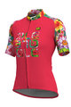 ALÉ Kurzarm Fahrradtrikot - LAB FLOWER LADY - Rosa