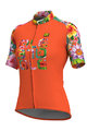 ALÉ Kurzarm Fahrradtrikot - LAB FLOWER LADY - Orange