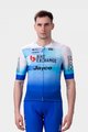 ALÉ Kurzarm Fahrradtrikot - BIKE EXCHANGE 2022 - Weiß/Blau