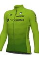 ALÉ Langarm Fahrradtrikot für den Winter - SLOVENIA NATIONAL 22 - Grün