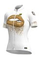 ALÉ Kurzarm Fahrradtrikot - LIPS LADY - Weiß/Gold