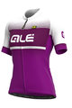 ALÉ Kurzarm Fahrradtrikot - BLEND LADY - Weiß/Lila