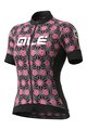 ALÉ Kurzarm Fahrradtrikot - GARDA LADY - Schwarz/Rosa
