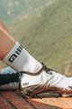 ALÉ Klassische Fahrradsocken - LOGO Q-SKIN  - Weiß