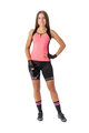 ALÉ Fahrradshorts ohne Träger - TRAGUARDO LADY  - Schwarz/Rosa