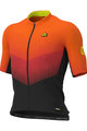 ALÉ Kurzarm Fahrradtrikot - DELTA - Rot/Schwarz/Orange