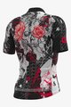 ALÉ Kurzarm Fahrradtrikot - SKULL - Weiß/Rot/Schwarz