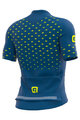 ALÉ Kurzarm Fahrradtrikot - STARS - Gelb/Blau