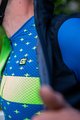 ALÉ Kurzarm Fahrradtrikot - STARS - Gelb/Blau