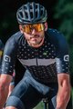 ALÉ Kurzarm Fahrradtrikot - STARS - Schwarz/Grau