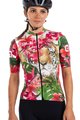 ALÉ Kurzarm Fahrradtrikot - TIGER LADY - Rosa/Grün