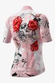 ALÉ Kurzarm Fahrradtrikot - SKULL LADY - Rosa