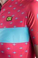 ALÉ Kurzarm Fahrradtrikot - STARS LADY - Rosa/Türkis