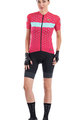 ALÉ Kurzarm Fahrradtrikot - STARS LADY - Rosa/Türkis