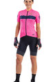 ALÉ Kurzarm Fahrradtrikot - STARS LADY - Rosa