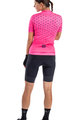 ALÉ Kurzarm Fahrradtrikot - STARS LADY - Rosa