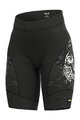 ALÉ Fahrradshorts ohne Träger - SKULL LADY - Schwarz