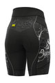 ALÉ Fahrradshorts ohne Träger - SKULL LADY - Schwarz