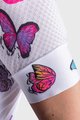 ALÉ Kurzarm Fahrradtrikot - BUTTERFLY LADY - Weiß