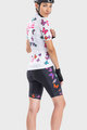 ALÉ Kurzarm Radtrikot und Shorts - BUTTERFLY LADY - mehrfarbig/Weiß