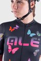 ALÉ Kurzarm Fahrradtrikot - BUTTERFLY LADY - Schwarz