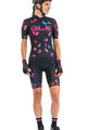 ALÉ Kurzarm Fahrradtrikot - BUTTERFLY LADY - Schwarz