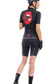 ALÉ Kurzarm Fahrradtrikot - SMILE LADY - Schwarz