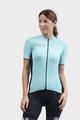 ALÉ Kurzarm Fahrradtrikot - COLOR BLOCK LADY - Hellblau