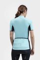 ALÉ Kurzarm Fahrradtrikot - COLOR BLOCK LADY - Hellblau