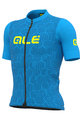 ALÉ Kurzarm Fahrradtrikot - CROSS - Hellblau/Gelb